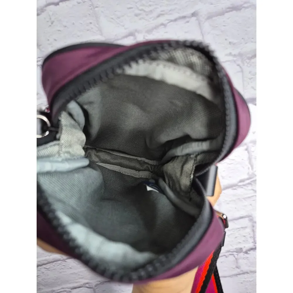 Cole Haan Nylon Convertible Backpack & Crossbody Travel Set Pink Purple - Picture 14 of 16